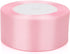 25 Yards Satin Ribbon, 1-1/2 Inches Wide for Wedding, Party, Gift Box Packaging (Pale Pink)