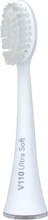 V110 Pack 3. PRO-SYS White VarioSonic Electric Toothbrush Replacement Head, Ultra Soft, of Also fits Burst Brush!