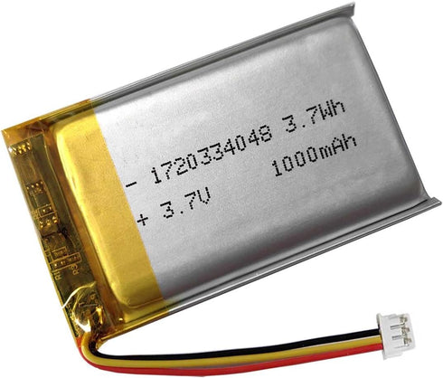 1000mAh 3.7V Battery Replacement for ASUS ROG Strix Fusion 700, Turtle Beach Stealth Headsets, JBL TOUR ONE