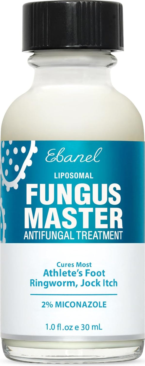 Ebanel Athlete's Foot Fungus Treatment Extra Strength, Antifungal Cream with Miconazole and Tea Tree Oil