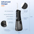 Bitvae C6 Water Flossers for Teeth, Cordless Dental Flosser with 6 Jet Tips, 3 Modes, IPX7 Waterproof, Black