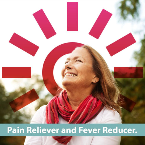 GeriCare Extra Strength Acetaminophen 500 mg Liquid Pain Relief, Fever Reducer, 8 FL OZ (Pack of 1)