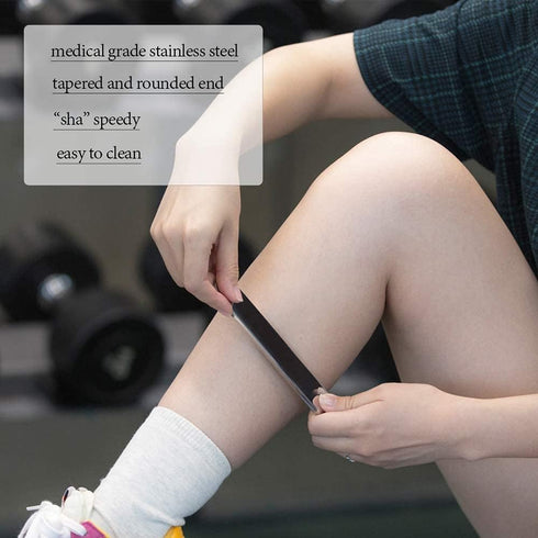 Gua Sha Massage Tools - Stainless Steel Scraping Tool for Soft Tissue and Scar Treatment