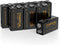 POWEROWL High Capacity 9V Batteries 8 Pack, Alkaline 9 Volt Battery 6LR61 for