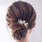 JAKAWIN Pearl Bride Wedding Hair Pins Silver Bridal Hair Piece Accessories for Women HP065