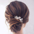 JAKAWIN Pearl Bride Wedding Hair Pins Silver Bridal Hair Piece Accessories for Women HP065