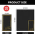 Horaldaily Birthday Disposable Paper Decorative Guest Napkins, Happy Birthday Gold Foil Black Elegent Celebration Hand