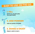 Travel Vitamin Tonic for Flight - Jet Lag, Hydration, Circulation, Immune Support, Passion Fruit Tangerine, 15 Sticks