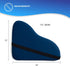 NYOrtho Wheelchair Lateral Support - L-Shape Padded Lateral Support Cushion with High-Performance Stretch Fabric Cover