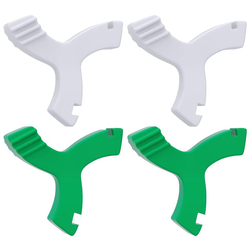 DLENP 4 PCS Chewies for Invisalign Aligner, Y-Shaped Trays Seater, Orthodontic Dental Munchies (2 Unscented, 2 Mint).