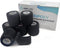 Self Adherent Cohesive Wrap Bandages 2 Inches (6 Count, Black)