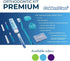 Orthodontic Oral Care Kit for Cleaning Brackets Braces, Includes Toothbrush, Dental Floss, Wax, and Case (Blue)