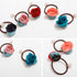 Ruihfas 5Pcs Girls Women Hair Accessories - Pearls Flower Elastic Hair Ties, Headbands & Ponytail Holders