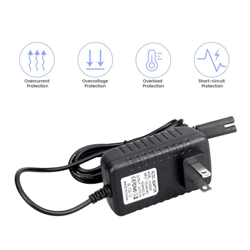 Charger Replacement for Waterpik Water Flosser WP360W WP462 WP450, 5ft, Black Power Supply