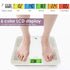 himaly USB Rechargeable Bathroom Scale for Body Weight, Digital Weight Scale with Bluetooth for Accurate BMI, Body Fat,