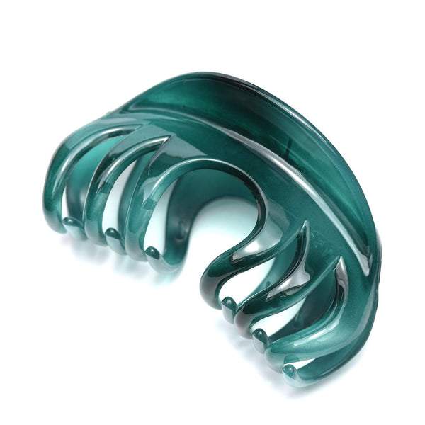 Youxuan 4 Inch Hair Claw for Women, Pretty Clip for Thick Hair, Niagara Blue