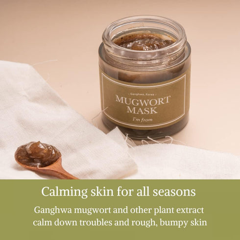 I'm from Mugwort Mask 1.01 Fl Oz, Enjoy Fast Soothing and Cooling