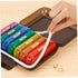 IMUSINICE Weekly Portable Medicine Organizer Pill Box with Multi-Grid Compartments, Colorful Travel Pill Holder