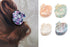 Shell Jaw Clip Hair Claw Clip - Marble Pattern Resin Hair Clips for Women, Hairdressing Accessories (White)
