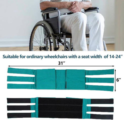 MESINURS Wheelchair Leg Restraint Straps - Safety Foot Support for Elderly & Disabled Transport, Secure Positioning