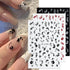 3D Nail Stickers, Plant Leaf Nail Art for Retro Botanical Designs, Flower Nail Decals for Spring Summer Nail Decor