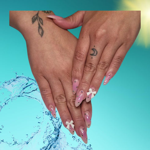 NABulous Nails Medium Almond Nail Tips, 600Pcs Pre-shaped Full Cover Gel Tips for Nail Extension DIY Salon