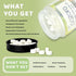 Toothpaste Tablets, Fluoride Free Nano Hydroxyapatite Toothpaste Tabs, Sensitive Peppermint Flavored, Eco & Travel