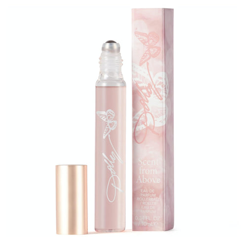 Dolly Parton Scent from Above Eau de Parfum Roll On for Women - Floral, Fruity Perfume with Mandarin & Jasmine - 0.34