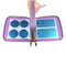Nail Art Stamping Plates Double Zipper Cases, 192 Slots Nail Stencil Case, Purple Color Collection.