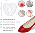 Heel Cushion Inserts, Nonslip Self-Adhesive Silicone Shoe Insoles for Women, Pads, Liners, Protectors for High Heels