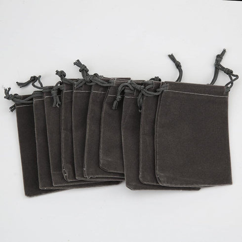Shintop 10pcs Velvet Drawstring Bags - Wedding Gift Bags Velvet Cloth Jewelry Pouches