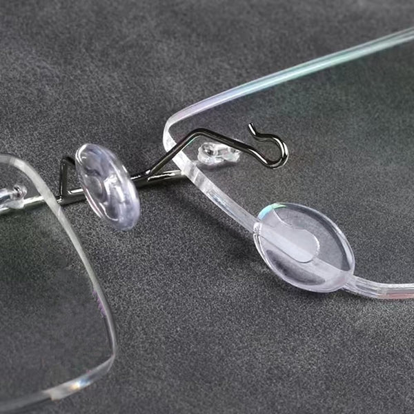 5 Pairs BEHLINE Glasses Nose Pads - Eyeglass Nosepieces for Rimless/Frameless Glasses Replacement