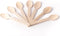 HUJI Eco-Friendly Wooden Spoons, Disposable Wood Cutlery, 50 Spoons, 6.1"