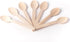 HUJI Eco-Friendly Wooden Spoons, Disposable Wood Cutlery, 50 Spoons, 6.1"