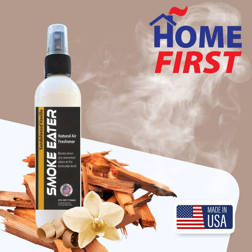 Smoke Eater All Purpose Odor Eliminator: Breaks Down Foul Scents, Ideal for Home, Apartment, Cars, Boats - 4 oz