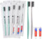 Disposable Toothbrushes with Toothpaste, 60 Pack Individually Wrapped Travel Toothbrushes Kit in Bulk