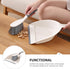 Amosfun Mini Dustpan and Brush Set - Portable Small Broom and Dust Pan for Cleaning Sofa & Countertop