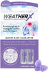 WeatherX Headache Prevention Earplug for Barometric Pressure Shifts, Regular 1 PK, Free Alert App Download