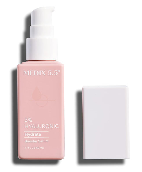 MEDIX 3% Concentrated Hyaluronic Acid Gel - 2-Pack Dry Skin Moisturizer for Anti-Aging