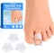 heqxwl Hammer Toe Corrector, 6 Pack Toe Spacers, Toe Straighteners for Curled Toes,