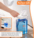 HECHARY Laundry Detergent Dispenser Powder Container & Scent Booster Organizer Includes Brush & Soap Holder Airtight
