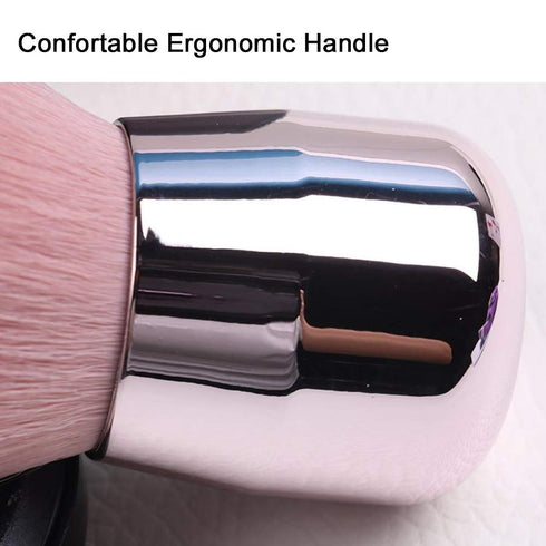 Kabuki Foundation Makeup Brushes - Flat Top for Face Blusher Liquid Powder Blend and Contour Tool
