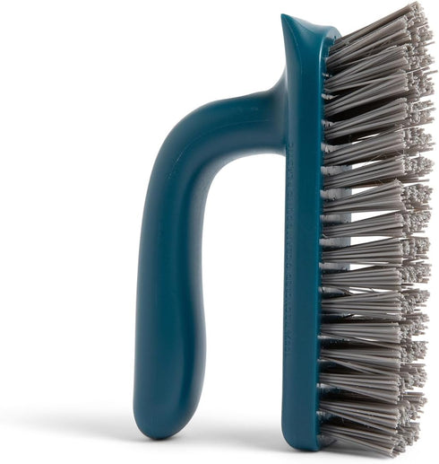 Full Circle Clean Ocean Scrub Brushes, Heavy-Duty Stiff Bristle Cleaner for Carpet, Shower, Bathtub, and Kitchen