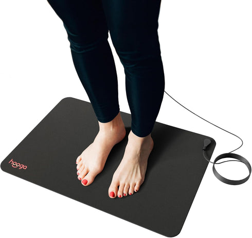 Hooga Grounding Mat for Sleep, Energy, Pain Relief, Indoor Grounding Therapy with 15 Foot Cord
