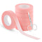6 Rolls Lash Tape, Makeup Adhesive Tape for Eyeshadow, 1/2''x9.8 Yards with Eyebrow Scissors (Pink)