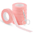 6 Rolls Lash Tape, Makeup Adhesive Tape for Eyeshadow, 1/2''x9.8 Yards with Eyebrow Scissors (Pink)