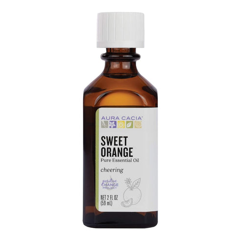 Aura Cacia Essential Oil, Cheering Sweet Orange, 2 fl. oz.