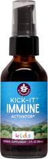 WishGarden Herbs Kick-It Immune for Kids - Herbal Immune Booster & Defense with Echinacea, 2oz