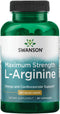 Swanson Amino Acid Super-Strength L-Arginine, 850 Milligrams, 90 Capsules
