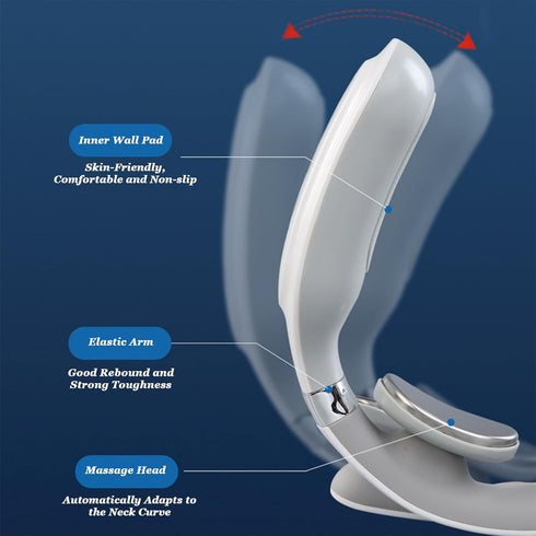 Verticlear Pro 2026 2.0 6 16 Neck Device, Neck Massager with Heat, Upgraded Pulse Technology, Modes Levels